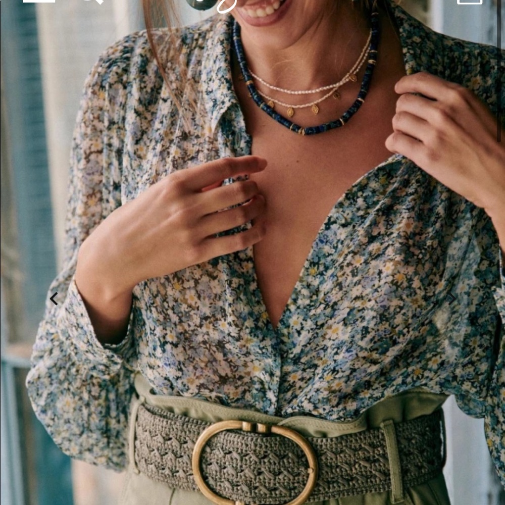 Sezane Sage Fetiche Belt. 80CM